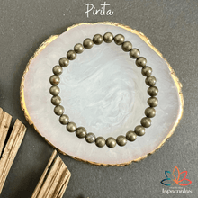 Carregar imagem no visualizador da galeria, Pulseira Pirita – Pedra da Prosperidade