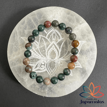 Carregar imagem no visualizador da galeria, Pulseira ÁGATA INDIANA - Proteção, Equilíbrio e Renovação Energética