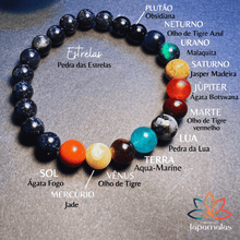 Carregar imagem no visualizador da galeria, Pulseira Universo de Pedras Naturais