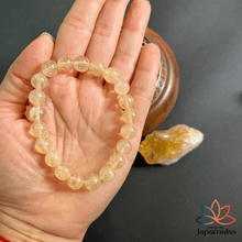 Carregar imagem no visualizador da galeria, Pulseira de Citrino – Luz, Prosperidade e Poder Pessoal