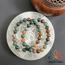 Carregar imagem no visualizador da galeria, Pulseira ÁGATA INDIANA - Proteção, Equilíbrio e Renovação Energética