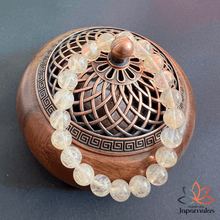 Carregar imagem no visualizador da galeria, Pulseira de Citrino – Luz, Prosperidade e Poder Pessoal