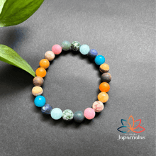 Carregar imagem no visualizador da galeria, Pulseira Mix de Pedras Naturais. A junção das pedras mais desejadas numa única pulseira