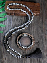 Carregar imagem no visualizador da galeria, Japamala de 108 Contas + Pulseira das Pedras Naturais Jaspe e Hematita. Promove Alta Proteção Espiritual, Purifica o Campo Energético e Alinha os Chakras
