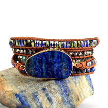 Carregar imagem no visualizador da galeria, Pulseira Brilho Estelar - Lápis Lazuli
