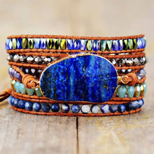 Carregar imagem no visualizador da galeria, Pulseira Brilho Estelar - Lápis Lazuli
