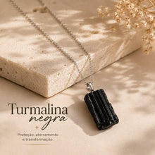 Carregar imagem no visualizador da galeria, Poderoso Colar de TURMALINA NEGRA 🖤