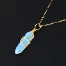 Carregar imagem no visualizador da galeria, Colar com Pedras Naturais Suspensas - Mundo dos Japamalas