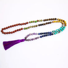 Carregar imagem no visualizador da galeria, Japamala de 108 Contas Equilíbrio dos 7 Chakras - Mundo dos Japamalas