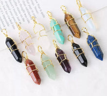 Carregar imagem no visualizador da galeria, Colar com Pedras Naturais Suspensas - Mundo dos Japamalas