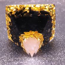 Carregar imagem no visualizador da galeria, Orgonite das Pedras Naturais Obsidiana e Quatzo Rosa. Escudo Contra Energias Negativas, Ajuda Eliminar os Medos e a Ansiedade - Mundo dos Japamalas