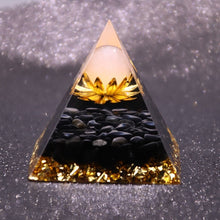 Carregar imagem no visualizador da galeria, Orgonite das Pedras Naturais Obsidiana e Quatzo Rosa. Escudo Contra Energias Negativas, Ajuda Eliminar os Medos e a Ansiedade - Mundo dos Japamalas