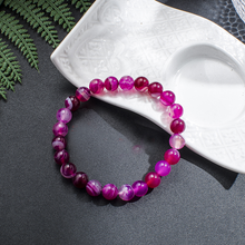 Carregar imagem no visualizador da galeria, Japamala de 108 Contas + Pulseira da Pedra Natural Ágata Rosa. Neutraliza os Pensamentos Negativos Harmonizando o Corpo e a Mente - Mundo dos Japamalas