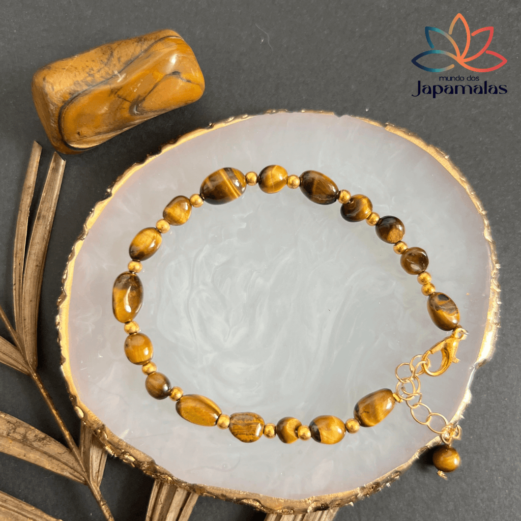 Pulseira Guardian d’Or - Olho de Tigre