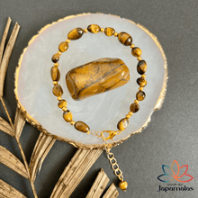 Carregar imagem no visualizador da galeria, Pulseira Guardian d’Or - Olho de Tigre
