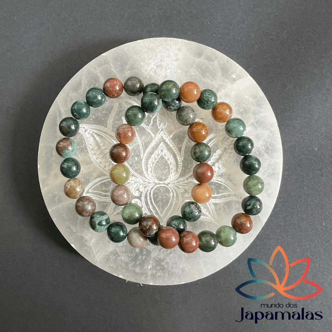 Pulseira ÁGATA INDIANA - Proteção, Equilíbrio e Renovação Energética