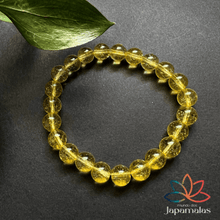 Carregar imagem no visualizador da galeria, Pulseira de Pedra Natural Citrino. O Cristal da Prosperidade, Fartura e Abundância
