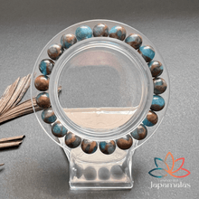 Carregar imagem no visualizador da galeria, Pulseira da Pedra Natural Jaspe Blue Lake. Proporciona Tranquilidade e Equilíbrio Emocional
