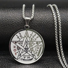 Carregar imagem no visualizador da galeria, Pentáculo de Proteção Tetragramaton em Aço Inoxidável.
