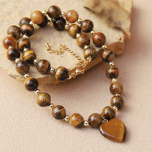 Carregar imagem no visualizador da galeria, Colar Guardian Olho de Tigre
