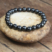 Carregar imagem no visualizador da galeria, Pulseira de Pedra Natural Hematita. Inibe o Apetite Auxiliando na Redução Peso
