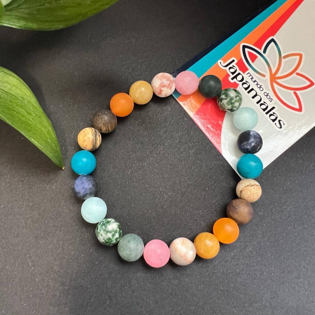 Pulseira Mix de Pedras Naturais. A junção das pedras mais desejadas numa única pulseira