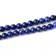 Carregar imagem no visualizador da galeria, Japamala Pulseira de 108 Contas da Pedra Natural Lápis Azuis Lazuli. Promove a Elevação Espiritual. - Mundo dos Japamalas
