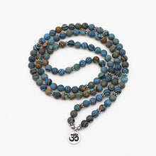 Carregar imagem no visualizador da galeria, Japamala Pulseira Tibetano de Pedra Natural Malaquita Fosca. Promove a Elevação Espiritual - Mundo dos Japamalas
