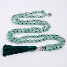 Carregar imagem no visualizador da galeria, Japamala de 108 Contas de Pedra Natural Jade. Reduz a Ansiedade e Alivia as Dores Crônicas - Mundo dos Japamalas
