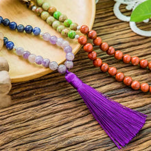 Carregar imagem no visualizador da galeria, Japamala de 108 Contas Equilíbrio dos 7 Chakras - Mundo dos Japamalas
