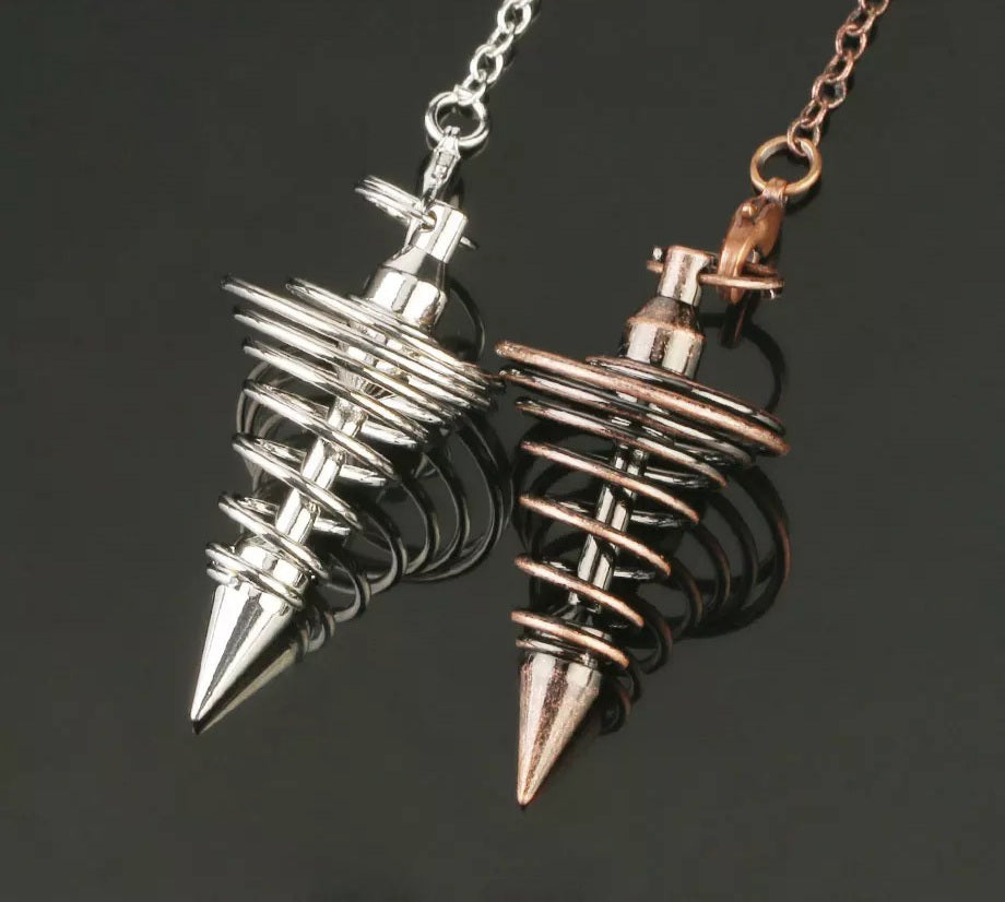 Pêndulo Espiral de Metal - Mundo dos Japamalas