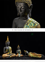 Carregar imagem no visualizador da galeria, Estatueta Decorativa de Buda em Resina Feito a Mão - Mundo dos Japamalas

