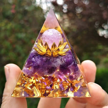 Carregar imagem no visualizador da galeria, Orgonite das Pedras Naturais Ametista e Citrino. Purificação do Estado Emocional - Mundo dos Japamalas

