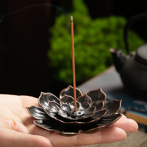 Incensário Flor de Lotus - Mundo dos Japamalas
