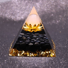 Carregar imagem no visualizador da galeria, Orgonite das Pedras Naturais Obsidiana e Quatzo Rosa. Escudo Contra Energias Negativas, Ajuda Eliminar os Medos e a Ansiedade - Mundo dos Japamalas
