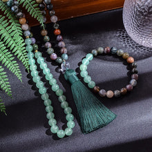 Carregar imagem no visualizador da galeria, Japamala de 108 Contas + Pulseira das Pedras Naturais Aventurina e Jaspe Verde. Promove a Cura Física, Psicológica e Espiritual - Mundo dos Japamalas

