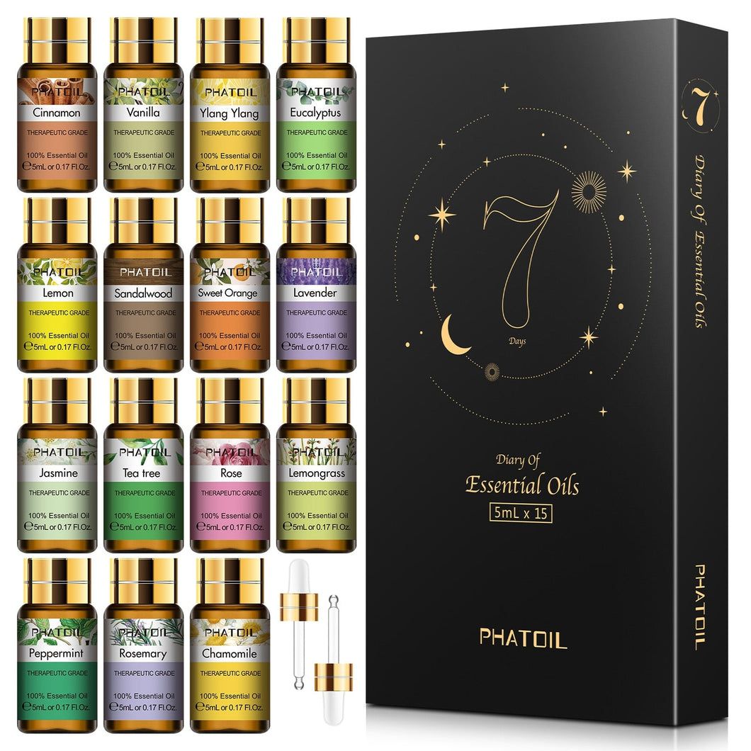 kit com 15 Óleos Essenciais - Mundo dos Japamalas